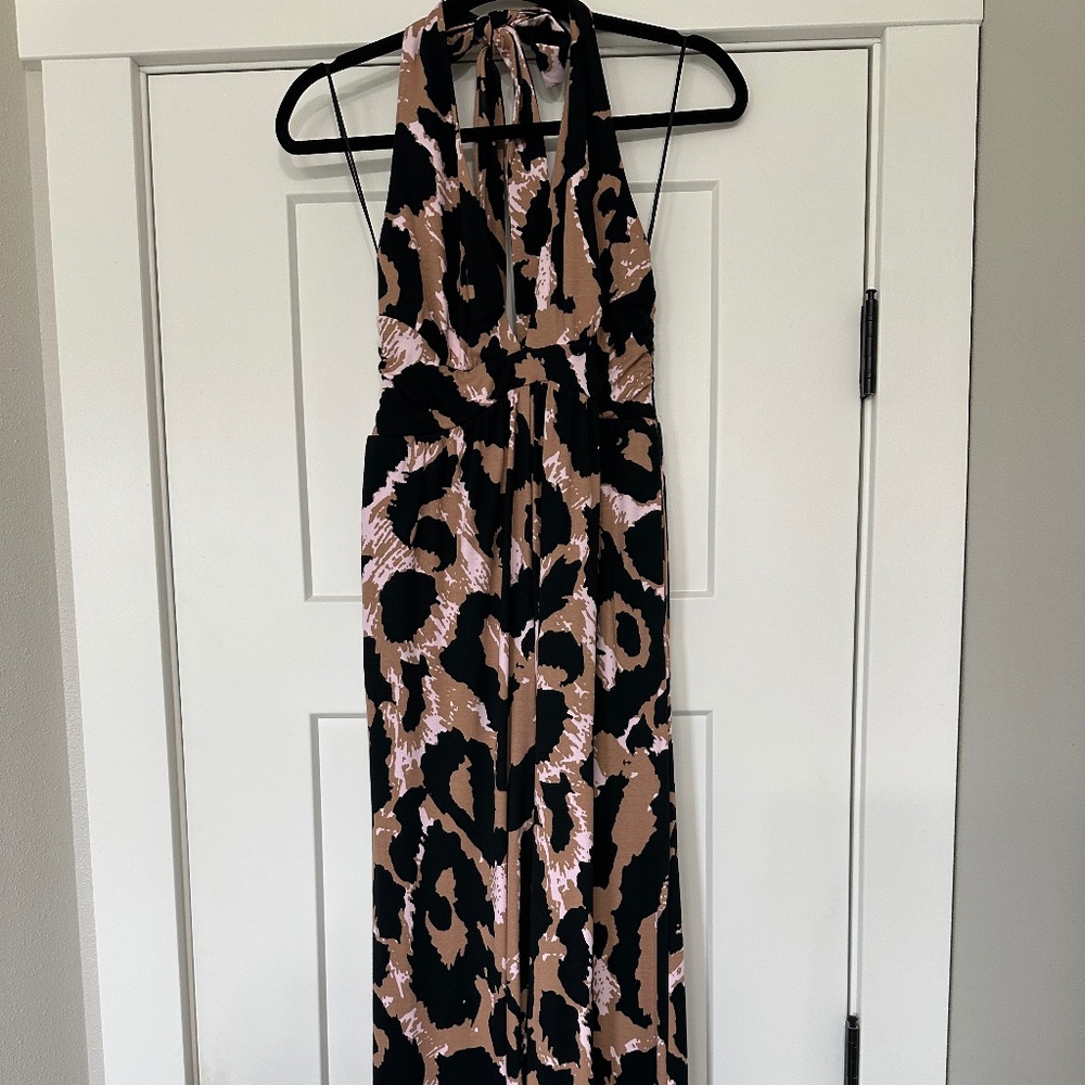 Diane Van Furstenberg Halter Jumpsuit